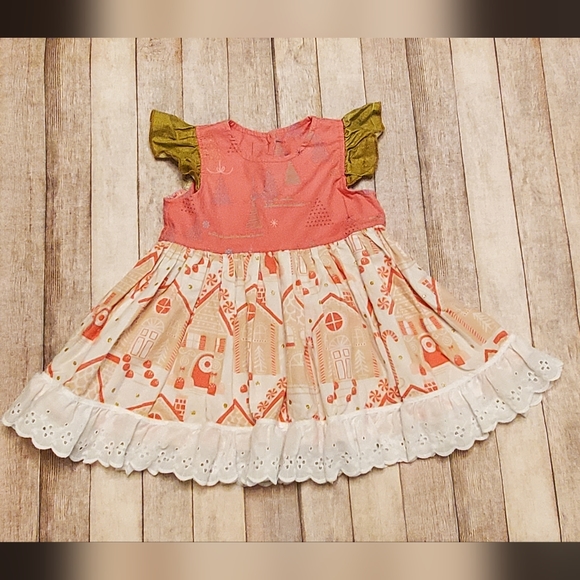 MATILDA JANE PLATINUM GINGERBREAD  HOUSE MELSA TOP GIRLS SIZE 4 - Picture 1 of 8